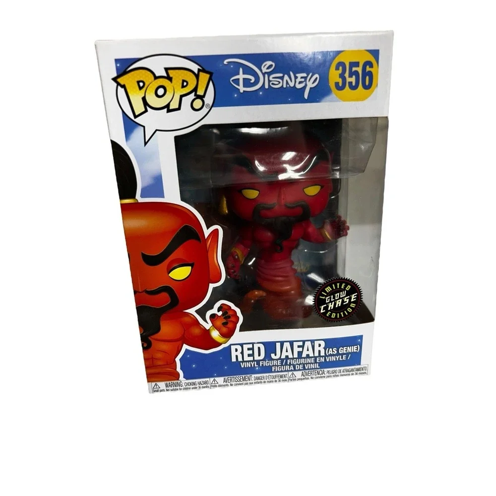 Funko Pop! Disney Aladdin #356 Red Jafar As Genie - GLOW CHASE‎ Limited Vaulted